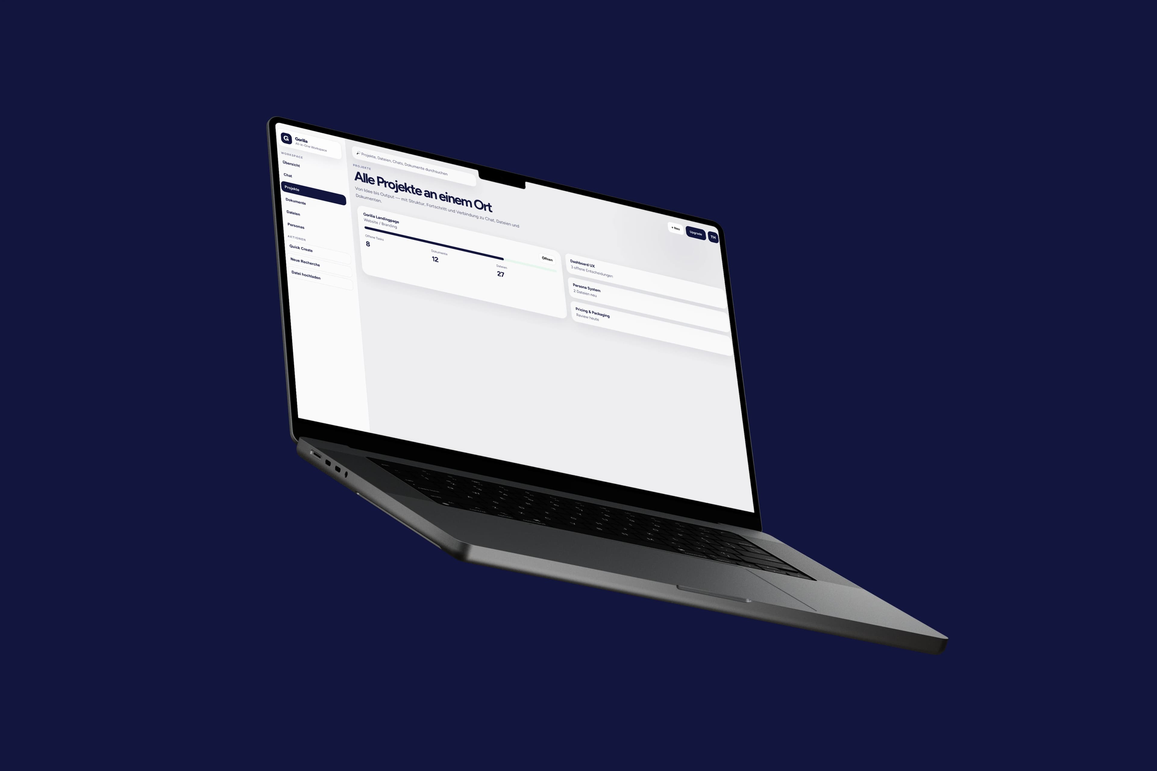 Projects Interface